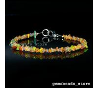 Bracciale in argento sterling 925 con pepite non tagliate originale opale di ...