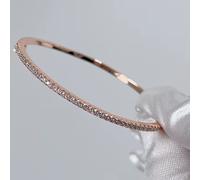 Bracciale in Argento Sterling 925 s925 Donne Bracciale Con Diamanti rivet