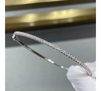 Bracciale in Argento Sterling 925 s925 Donne Bracciale Con Diamanti rivet