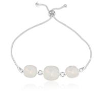 Bracciale in argento sterling realizzato con 4470 cristalli quadrati...