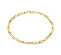 Bracciale In Catena Miami Cuban Link Da 4Mm In Oro Giallo 14K Fatti In Italia 9"