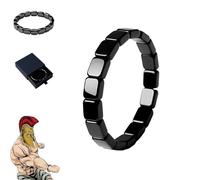Bracciale in ematite Korvos, bracciale in ematite Hemys da uomo, un modo naturale per ritrovare il tuo lato maschile, ispirato ai generali romani e ai guerrieri vichinghi (1pcs)