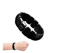 Bracciale In Ematite Per Uomini,Indossabile Per Occasioni Formali E Quotidiane - Rivendica Il Stile Bracciale In Ematite Per Uomini,Per Il Padre Marito Fidanzato Gli Amici Per Feste Compleanni E