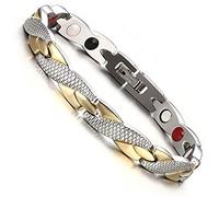 Bracciale in germanio, unisex, magnetico, accessorio regolabile, in titanio, eliminazione statica, resistenza e moda