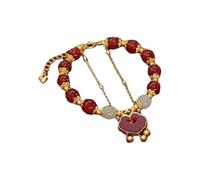 Bracciale in giada d'oro per le donne, bracciale in oro giada, elegante regalo per le donne orologio su cinturino in pelle, Taglia unica, Metallo, Nessuna pietra preziosa