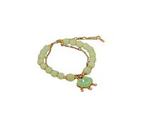 Bracciale in giada d'oro per le donne Bracciali in oro giada Bracciale in giada Gioielli eleganti per le donne Bm6985-55e, Misura unica, Metallo, Nessuna pietra preziosa