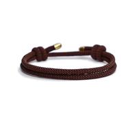 Bracciale in intrecciato 10 pezzi di braccialetti corda intrecciata fatti a mano da uomo e donna, bracciale regolabile for coppia for realizzare accessori fai te