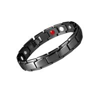 Bracciale in metallo per uomo, in lega di zinco, gioielli magnetici, unisex, per uomini e donne, viaggi, allenamento, palestra, golf, tennis, yoga, pendolari, compleanno