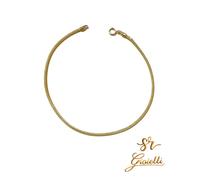 Bracciale in ORO GIALLO 19CM modello MAGLIA MILANESE 18 KT 750% List. 275€