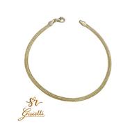Bracciale in ORO GIALLO 19CM modello MAGLIA MILANESE 18 KT 750% List. 415€