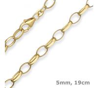 Bracciale In Oro Giallo 333 Con Catena A Perle 19Cm