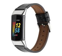 Bracciale in pelle Bracciale Fitbit Charge 5 in pelle Nero - Nouvo