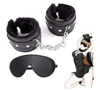 Bracciale in pelle nera per riscaldare l'amore, regolabile, perfetto set regalo per la persona amata