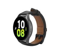 Bracciale in pelle Timeless per Samsung Galaxy Watch 20mm, nero