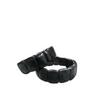 Bracciale in shungite naturale Ore-uomo e donna fila mano semplice stile etnico compleanno, regalo per genitori +2 PCS Altre offerte (versione uomo e sezione donna), Men's version+women's section