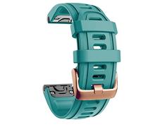 Bracciale in silicone a fascia di orologi a rilascio rapido per garmin fenix 5s 5plus 6s 6x 6 pro braccialetto oro rosa oro cinghia da polso sportivo (colore: o, dimensione: 20mm fenix 5splus)
