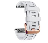 Bracciale in silicone a fascia di orologi a rilascio rapido per garmin fenix 5s 5plus 6s 6x 6 pro braccialetto oro rosa oro cinghia da polso sportivo (colore: o, dimensione: 20mm fenix 5splus)