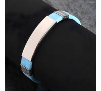 Bracciale in silicone - Blu Chiaro