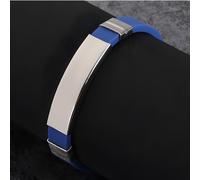 Bracciale in silicone - Blu KP22754