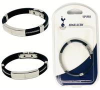 Bracciale In Silicone Con Incastro Argento TOTTENHAM HOTSPUR FC SPURS Gift Moda
