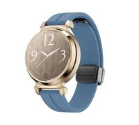 Bracciale in silicone da 14 mm for orologio da polso for Garmin Lily 2 da donna(Blue)