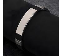 Bracciale in silicone - Nero KP22755