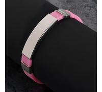 Bracciale in silicone - Rosa