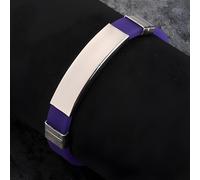 Bracciale in silicone - Viola KP22753