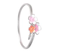 Bracciale in stile vintage con fiori vertiginosi, sofisticato, in lega, comodo da indossare, gioielli per feste e lavoro da indossare tutti i giorni