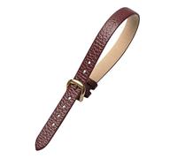 Bracciale in vera pelle con motivo litchi, cinturino da 10mm, Colore 12, 10x2x220mm