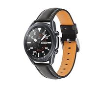 Bracciale in vero cuoio compatibile con Galaxy Watch 3 41mm/45mm, bracciale da donna e uomo 20mm/22mm per Galaxy Watch 42mm/Watch 4 Classic/Watch 46mm Smartwatch 46mm, 41mm(20mm)