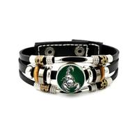 Bracciale Intrecciato A Strati Regolabile Con Texture A Gradazione Di Diffrazione E Teschio Di Scorpione, Bracciale Punk Etnico Fatto A Mano, Accessorio Per L'Amicizia, Regalo Di Compleanno O Di Natal