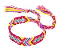 Bracciale Intrecciato,Corda Di Cotone Multicolore Nappa Intrecciata Marrone Regolabile Braccialetti Con Ciondoli Amicizia Bohémien Regalo Vintage Per Ragazzo Ragazza Coppie Uomo Donna, Verde Chiaro