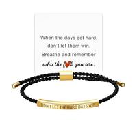 Bracciale intrecciato, Don't Let the Hard Days Win Braccialetti ispiratori