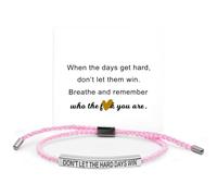 Bracciale intrecciato, Don't Let the Hard Days Win Braccialetti ispiratori