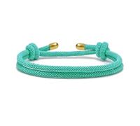 Bracciale intrecciato fatto a mano 10 pezzi di braccialetti corda intrecciata fatti a mano da uomo e donna, bracciale regolabile for coppia for realizzare accessori fai te