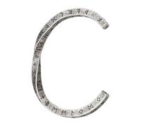 Bracciale intrecciato in acciaio inossidabile con lettere scandinave eleganti rune per uomo e donna