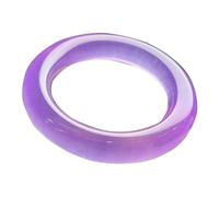 Bracciale Jadeite Violet per Donne, di Alta Ghiaccio e Ultra-Trasparente, Buono per Il Regalo di Una Sorella