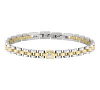 Maserati Jewels Bracciale Uomo, 21 cm, in Acciaio, Finitura Oro, Idee Regalo Uomo - JM320AST09