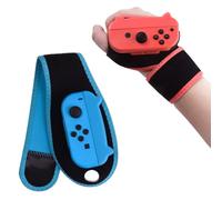Bracciale Just Dance Switch 2026 2025 2024 2023 2022 - Regolabile, Compatibile con Nintendo Switch/Switch OLED, Alto Elasticità, Disponibile in Rosso e Blu, Adatto per Adulti e Bambini