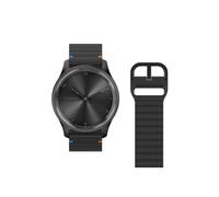 Bracciale - JUSTIN - per Garmin Vivomove Style/Trend - ActiveFlex - Silicone morbido 22 mm - Grigio