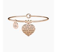 Bracciale Donna KIDULT LOVE 731024 Acciaio inossidabile Rosè Cuore F.P.