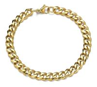 Bracciale KR-34823 - Oro / 22cm / 3mm