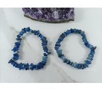 BRACCIALE KYANITE BLU cianite naturale pietra della verità creazione artigianale