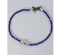 Bracciale Labrador 3 pietre dure Lapislazzuli argento 925 Luce