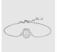 Bracciale Luca Barra Acciaio Argentato Cristalli e Zircone Centrale _BK2738