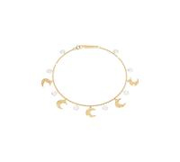 BRACCIALE LUCCIOLE IN ARGENTO 925 E PIETRE CON 5 LUNE LUNGO 18.5 CM SLCBOB16 One Size