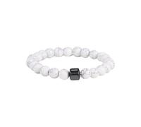 Bracciale magnetico da uomo con magneti a 800 gauss, pietre naturali, realizzato a mano, bilanciamento dell'energia, cinturino alla moda per tutti i giorni e regali, cinturino regolabile, Eine Grösse