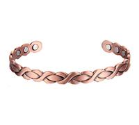 Bracciale magnetico in rame massiccio - Kade