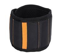 Bracciale Magnetico per Attrezzi, Braccialetto Magnetico per Progetti Fai Te e Lavorazione del Legno - Tessuto Oxford con Magneti Potenti - Dimensioni 9x38 Cm, Cinture per